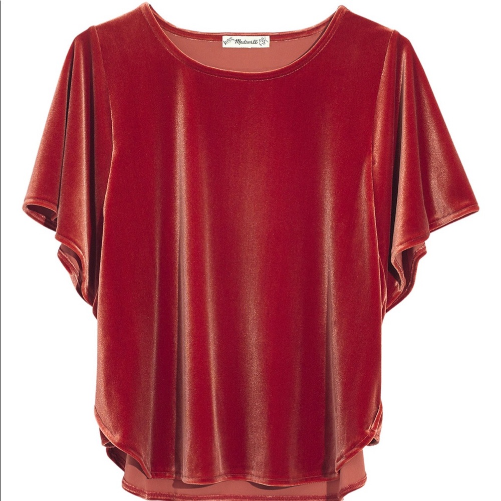 Madewell Velvet Top